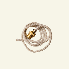 Cream-flex-and-bulb-holder-jute-uk