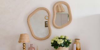 Rattan Asymmetric mirror