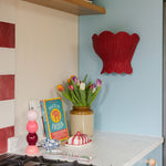 Anar-wall-light-shade-red-on-wall