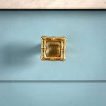 Bamboo-square-knob-lacquered-brass