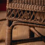 Cecily Rattan Chair Closeup