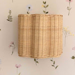 CLOVER-rattan-wall-light-shade-NATUrAL