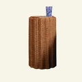 Connie Rattan Side Table, Oak