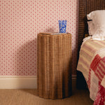 Connie Rattan Side Table, Oak lifestyle