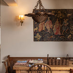 Dahlia Rattan Pendant Shade, Teak lifestyle