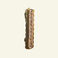 Delilah Handle, Brass & Natural plain