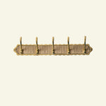 Delilah Hook Rail, Gold & Natural