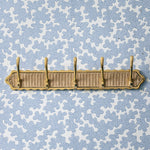 Delilah Hook Rail, Gold & Natural front on
