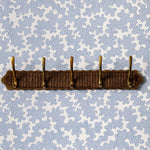 Delilah Hook Rail, Teak & Aged Brass, lifestyle 1