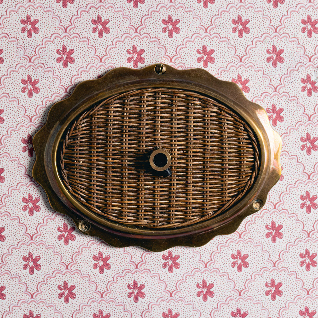 Delilah Oval Ceiling Rose, Aged & Teak Lifestyle