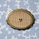 Delilah Oval Ceiling Rose, Gold & Natural Lifestyle
