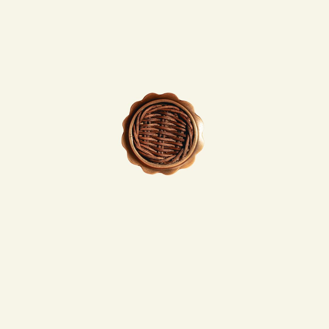 Delilah Round Knob, Aged & Teak