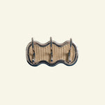Eliza Hook Rail, Chrome & Natural