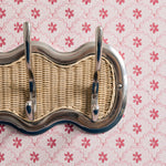 Eliza Hook Rail, Chrome & Natural lifestyle close up two