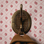 Eliza Rattan single hook, aged brass lifestyle