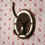 Eliza Rattan single hook, aged brass lifestyle side
