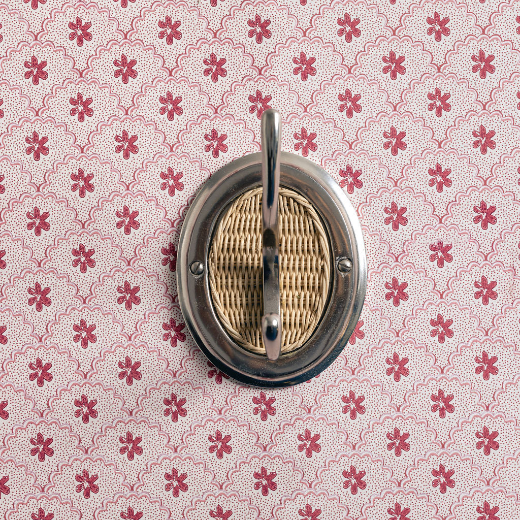 Eliza Single Hook, Chrome & Natural front image