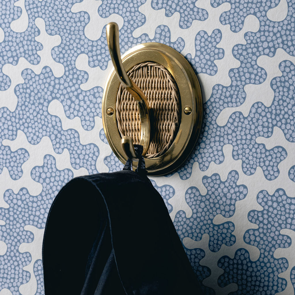 Eliza Single Hook, Gold & Natural