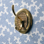 Eliza Single Hook, Gold & Natural side