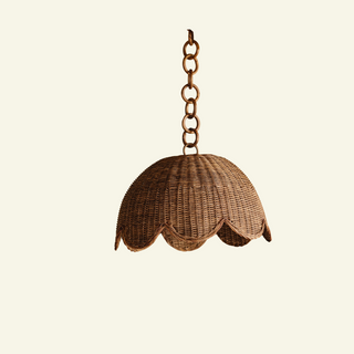 Etta-Pendant-shade-medium-teak-plain