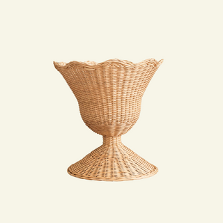Freya rattan Scalloped Bowl
