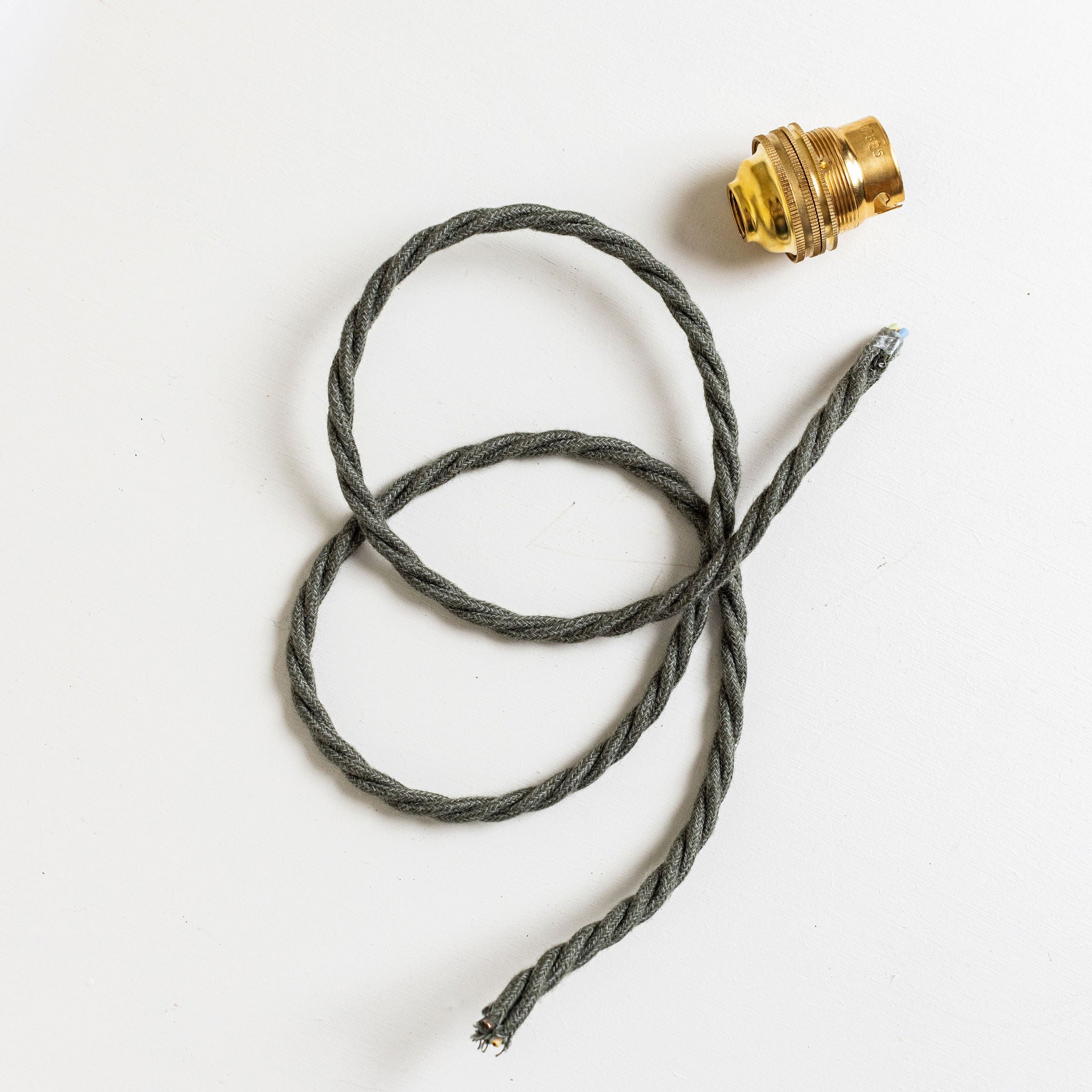 Jute Flex and Bulb Holder, Red