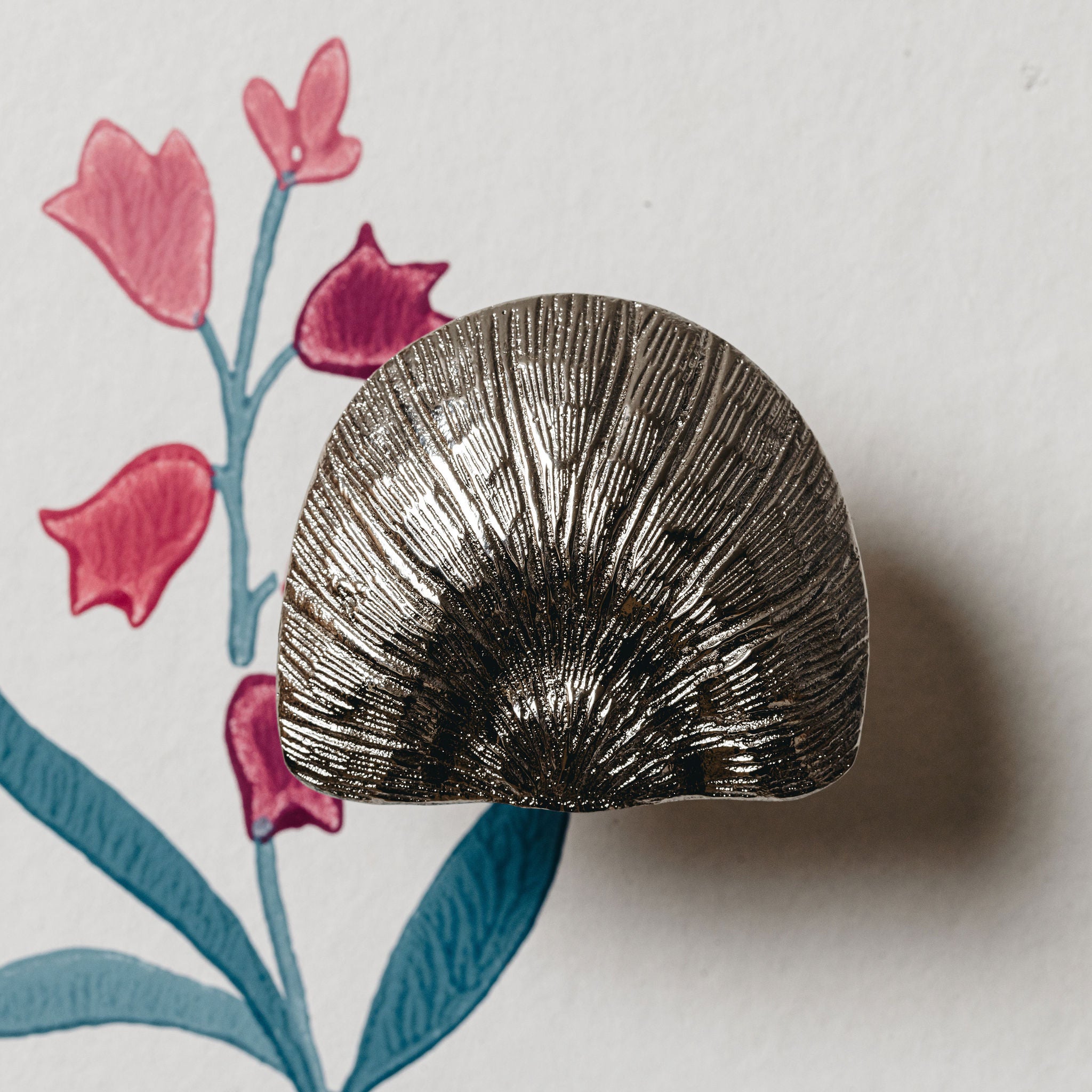 Cove Shell Knob, Polished Chrome
