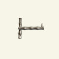 Linley Toilet roll holder chrome brass