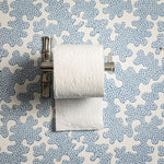 Linley Toilet roll holder chrome brass lifestyle