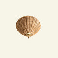 Rita Rattan Ceiling Rose, Natural