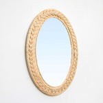 Serena Oval Rattan Mirror