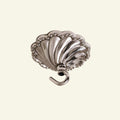 Shell-brass-ceiling-rose-chrome