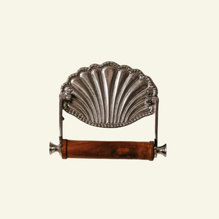 Shell-brass-toilet-roll-holder-chrome