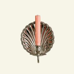 Shell-wall-sconce-single-chrome