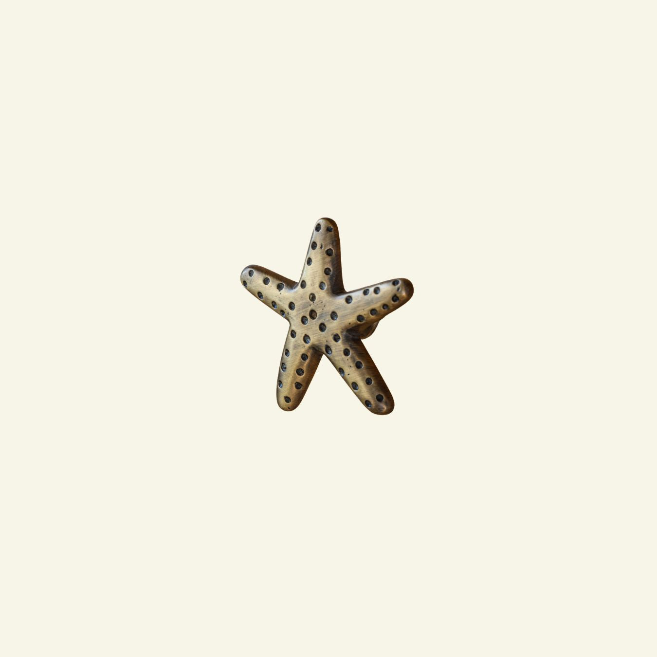 Starfish-knob-antique-brass