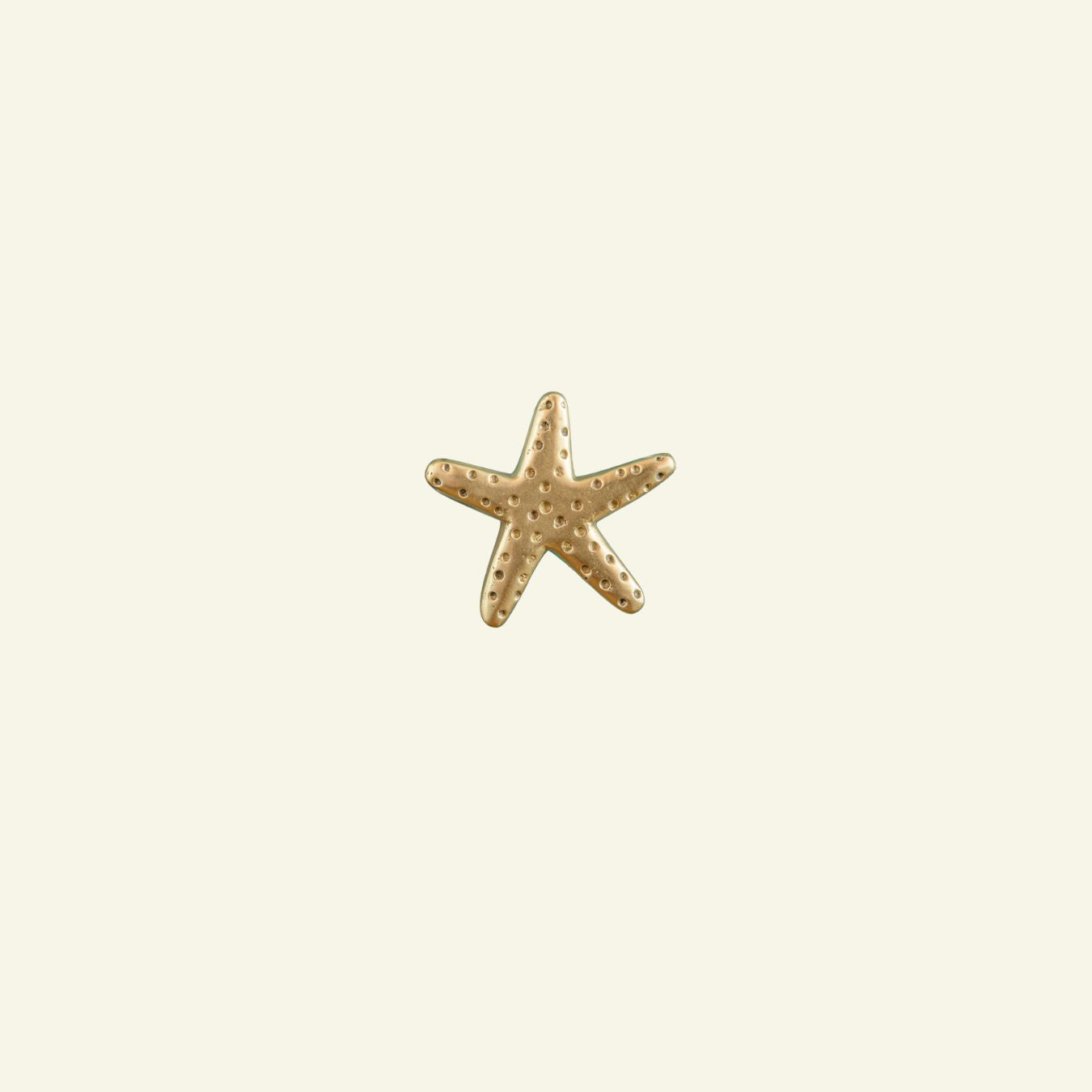 Starfish-knob-lacquered-brass