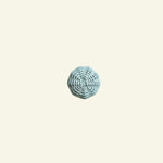 Willow Rattan Knob, Small Blue plain