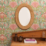 Serena-oval-rattan-mirror