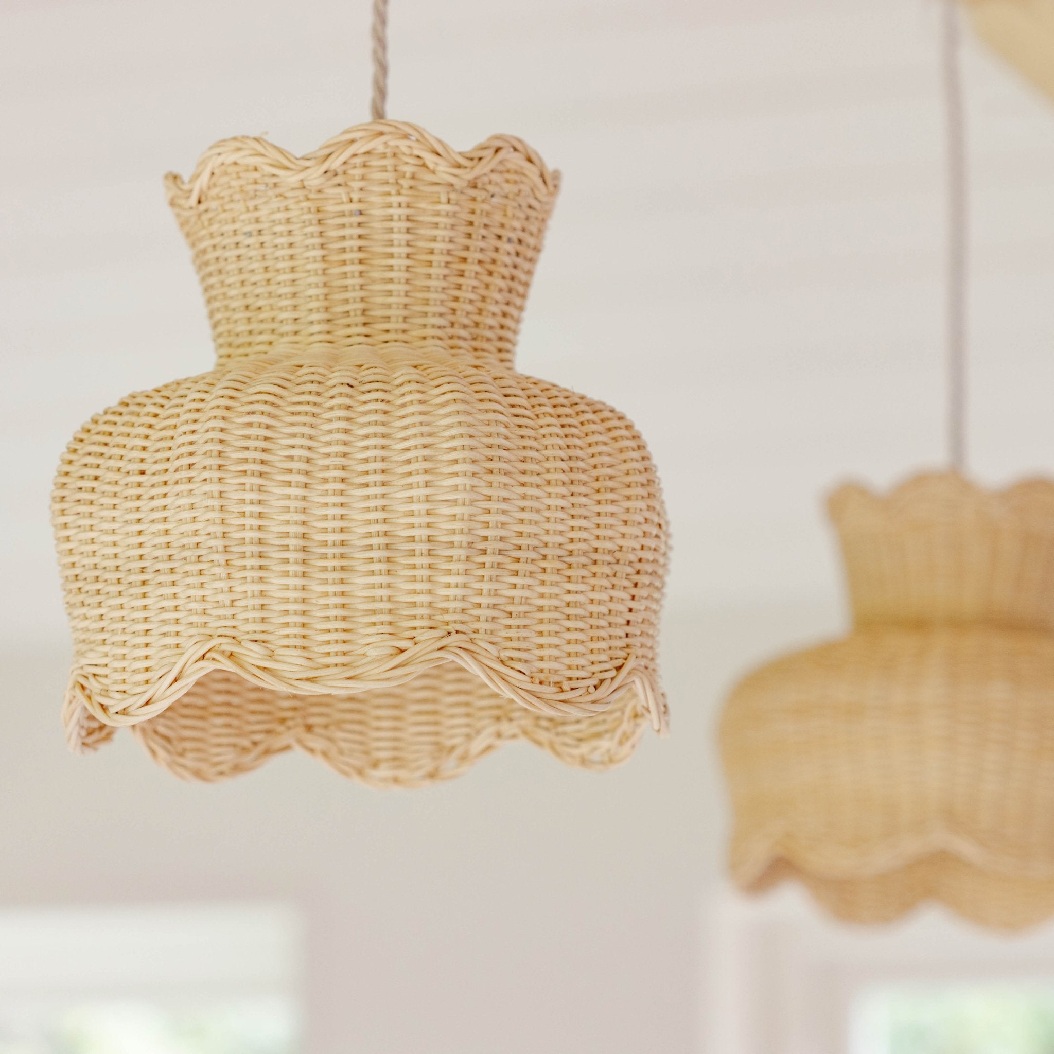 Anar Rattan Lampshade/wicker pendant light medium