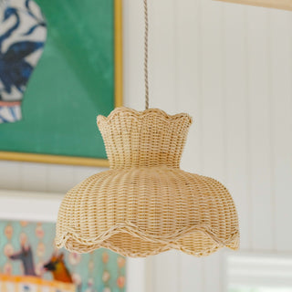 Anar Rattan Lampshade/wicker pendant light medium