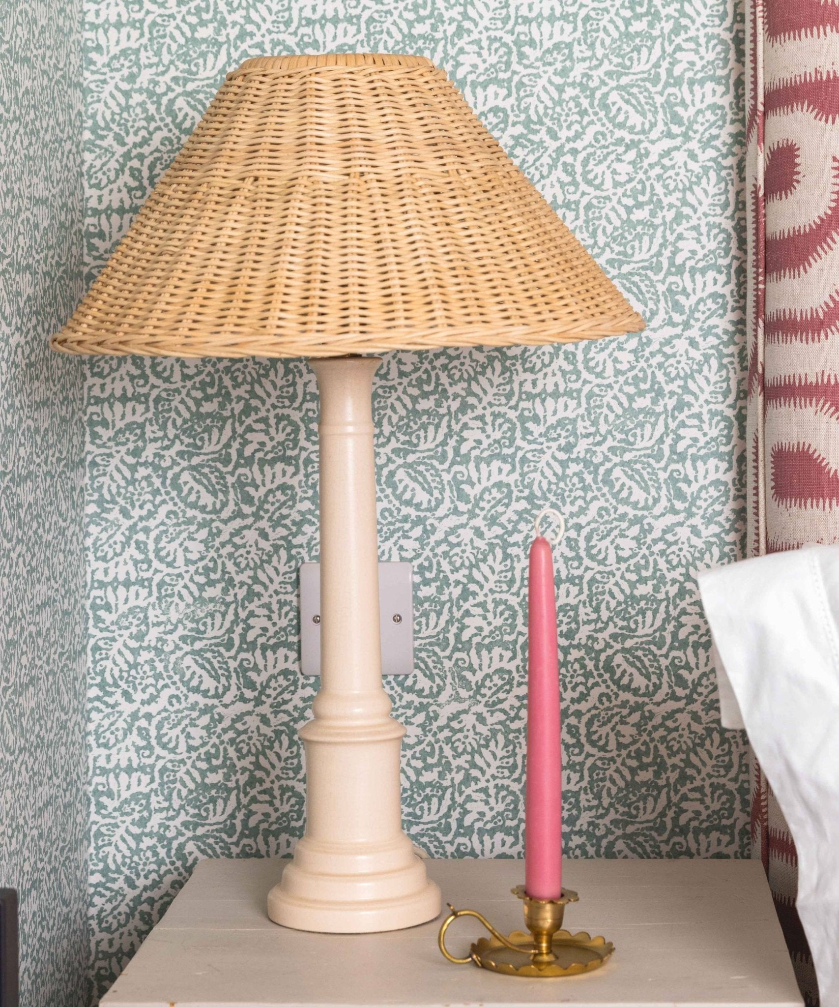 Conical Rattan Shade Rattan Conical Lampshade | Wicker Cone Pendant Shade | Hastshilp.co.uk