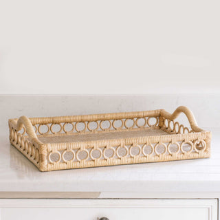 Goldie Rattan Tray