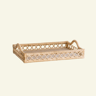 goldie rattan tray