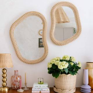 Joy Rattan Asymmetric Mirror (Medium)