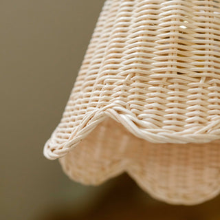 Mimi Rattan Scalloped Lampshade (Small)