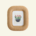 Rattan Nessie photo frame a4