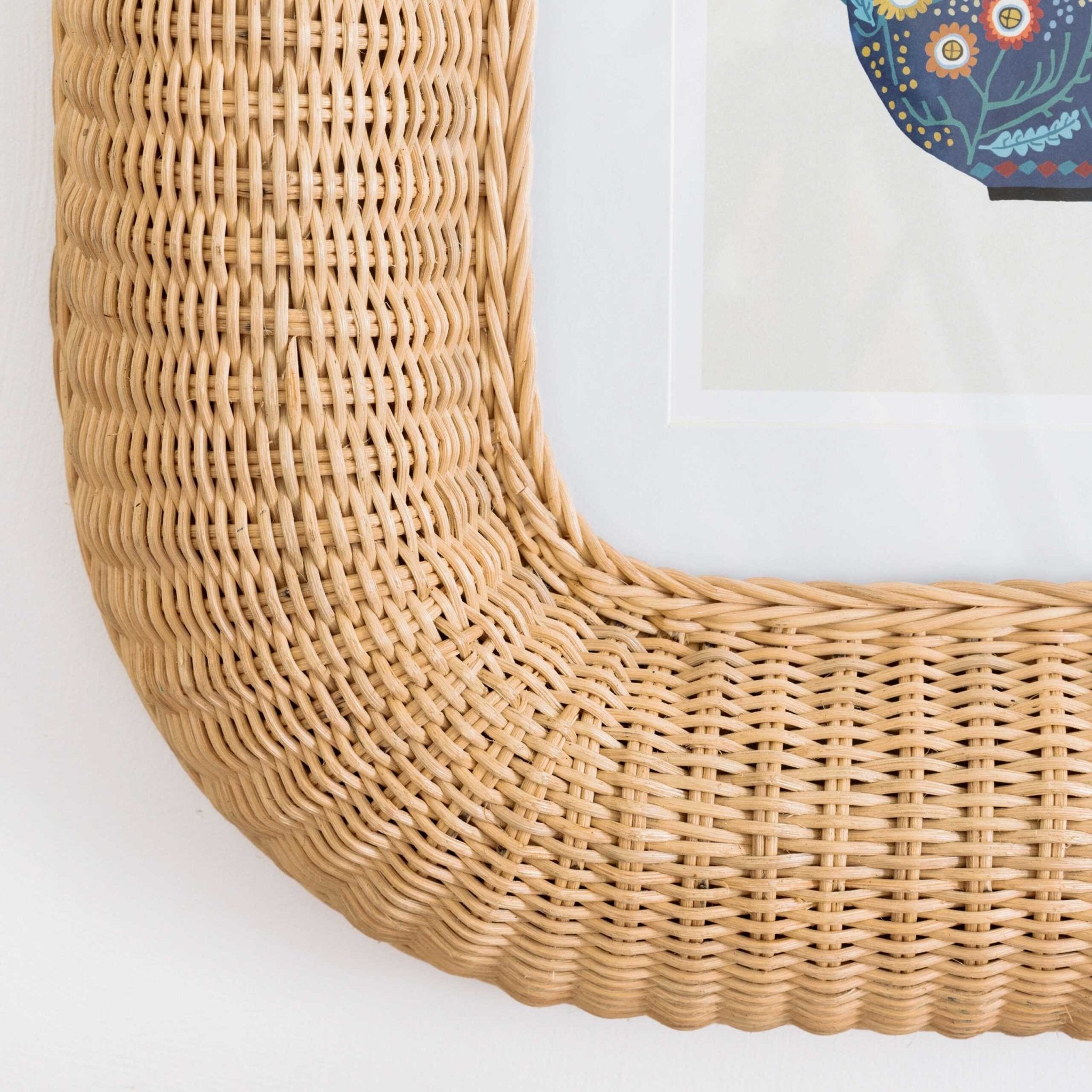 Nessie Rattan Picture Frame A4