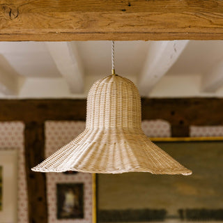 Octavia Rattan Pendant Large