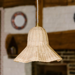 Octavia Rattan Pendant/ Wicker Lampshade