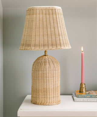 Retro Rattan Lampshade - hastshilp